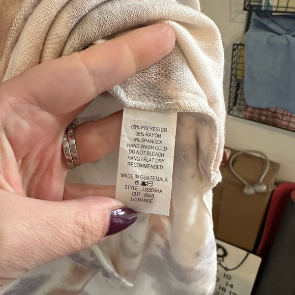 Tie-Dye Oversized Jacket Sz L - Picture 9 of 12